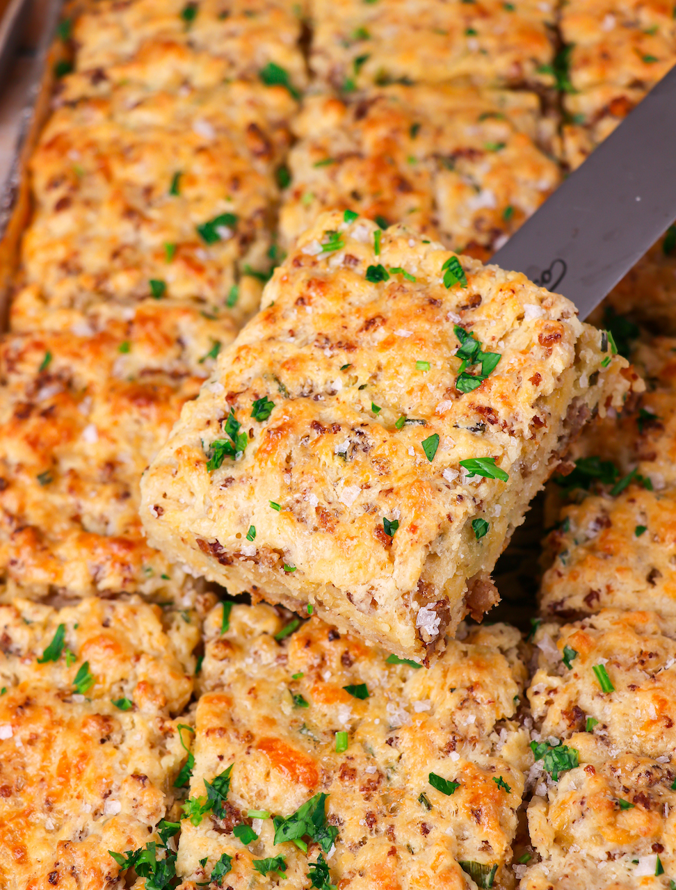Easter Appetizers Cheddar Sausage Biscuits + Mini Charcuterie Bites